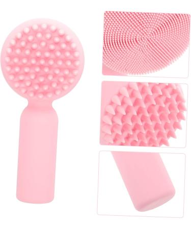 Mikinona Silicone Face Brush Facial Cleansing Brush Exfoliating Face Scrubber Face Washing Brush Face Scrubber Exfoliator Brush Face Exfoliator Face Scrubber Silicone Face Exfoliating Brush 11x5cm Pink - Buy Online on GoSupps.com