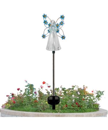 Solar Angel Lights for Cemetery - Waterproof Pray Solar Angel Lights with 7 LEDs - Fairy Garden Outdoor Solar Lights Grave Decorations for Cemetery - Buy Online on GoSupps.com