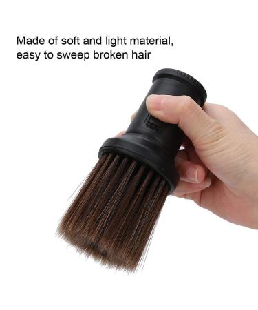 BYARSS Multifunctional Broken Hair Brush & Neck Duster | Beard Shaving Brush for Barbers | Black | International Shipping - Buy Online on GoSupps.com