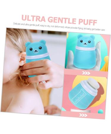 BIUDECO 2pcs Baby Bath Powder Puff Set with Holder - Body & Makeup Application Tool - Buy Online on GoSupps.com