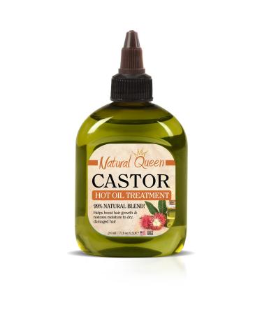 SFC Natural Queen Castor Hot Oil Treatment 7.1 oz - Moisturizing Hot Oil Treatment for Dry  Damaged Hai with Natural Castor Oil for Hair Growth