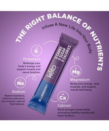 Keto Vitals Tropical & Berry Assorted 2 Pack Bundle Electrolyte Powder Bundle: Tropical & Berry Assorted Flavors - Sugar-Free & Zero Calorie Electrolyte Drink Mix Packets 60 Servings - Buy Online on GoSupps.com