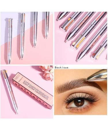 1 piece 4-in-1 eyebrow pencil with round beads portable eyebrow pencil eyebrow pencil long-lasting eyebrow pencil beautiful formakeup Clever and attractive - Buy Online on GoSupps.com