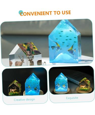 NUOBESTY 6 Pcs House Silicone Mold Silicone Molds Creative House Molds Craft Making Molds Child Unique Whitex3pcs 11.2X8.2X4.6CMx3pcs - Buy Online on GoSupps.com