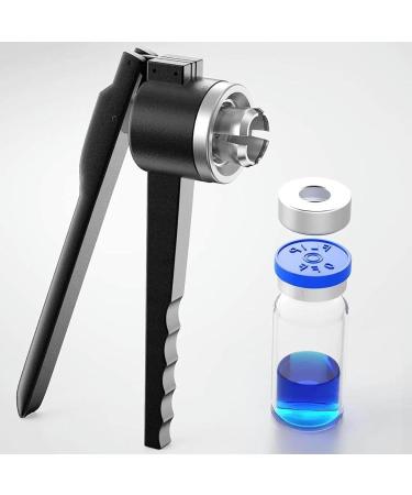 8-32mm Vial Manual Crimper Hand Sealing Machine Stainless Steel Construction Adjustable Tightness Easy Flip Design for Quick Capping 13mm - Buy Online on GoSupps.com