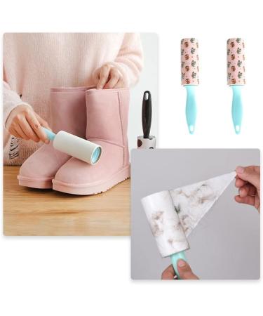 baixikly Lint Rollers Clothes Roller Sticky 2 Rollers 4 Refills Lint Removers Dog Cat Lint Remover Brushes Manual Lint Rollers for Pets Clothes Hair - Buy Online on GoSupps.com