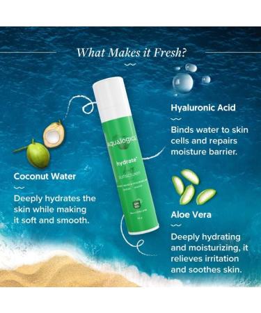 Aqualogic Hydrate Plus Sunscreen SPF 50 | UVA/B & Blue Light Protection | Gel 50G - International Shipping Available - Buy Online on GoSupps.com