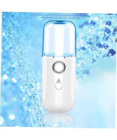 Housoutil Nano Water Replenishing Instrument Nano Mister Steamer for Facial Cool Mist Nano Steamer Handheld Clothes Steamer Mini Face Steamer Plastic Portable Blush White - Buy Online on GoSupps.com