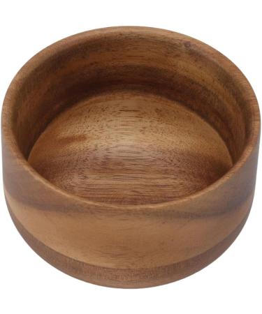 Qukaim Wooden Shaving Bowl for Men - Burr Free Compact Shaving Cream Cup for Home & Salon Use - Buy Online on GoSupps.com