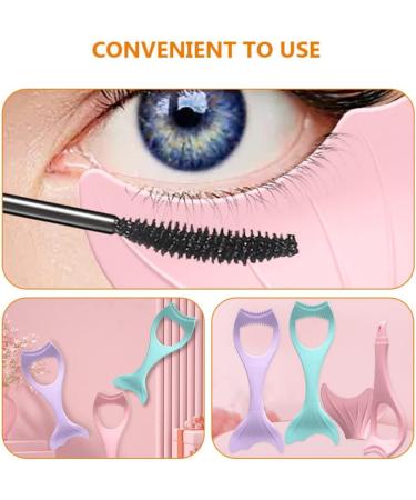 Eyeliner Stencil Aids Mascara Eyelid Shield Mermaid Reusable Mascara Applicator Guard Protector Upper and Lower Mascara Protector Makeup Tool Marscara Drawing Aid Pink - Buy Online on GoSupps.com