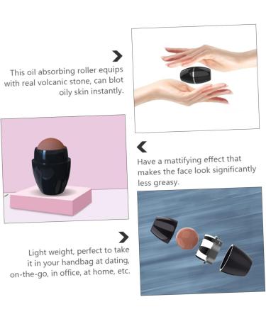 FOMIYES Face Massager Oil-Absorbing Tool 4pcs Oil-Absorbing Stick Facial Skin Care Tool Mini Massager Volcanic Face Roller 5X2.9X2.9CMx4pcs Whitex4pcs - Buy Online on GoSupps.com