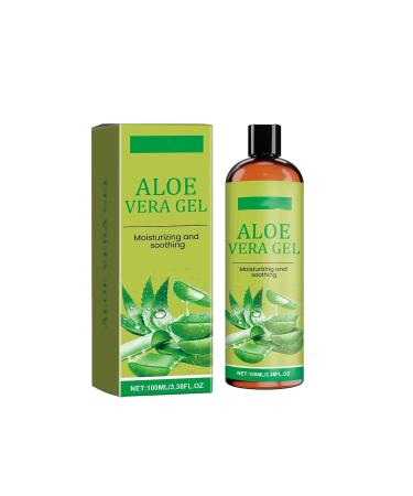 Prime Aloe Organic Moisturizing Gel - 100ml for Face Skin Hair & Sunburn Relief | Hydrating Aloe Vera Gel | Today's Lightning Deal - Buy Online on GoSupps.com