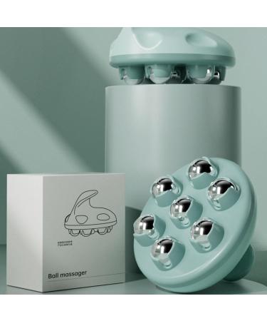 Mkyoko Magnetic Role | Full Body Muscle Relaxation Tool - Manual Massage Device for Waist Stomach Legs & Thighs - Green - Buy Online on GoSupps.com