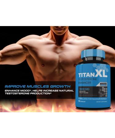 Buy Titan XL Supplement (3 Pack) Advanced Formula Pills for Men | 270 Count | International Shipping Available - Buy Online on GoSupps.com