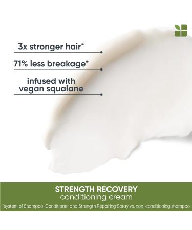 Biolage Strength Recovery Shampoo & Conditioner Set - Reduces Breakage, Vegan, Cruelty-Free | 13.5 Fl Oz - Buy Online on GoSupps.com