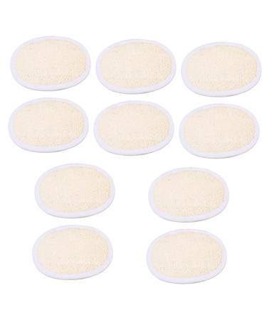 10 Pcs Bath Towel loofah Body Scrubber luffa Scrubber Natural loofah Sponge loofah Bath Sponge luffa Sponge Natural Bath sponges for Shower loofah Brush Back Scrub pad face