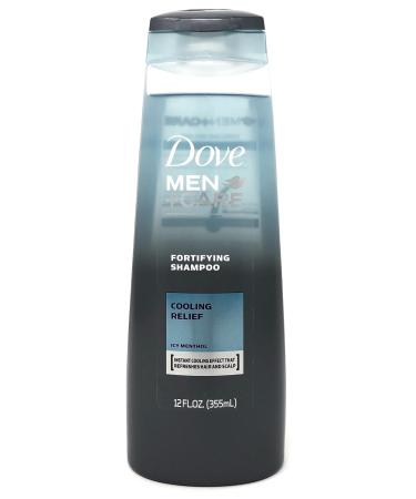 Dove Men + Care Fortifying Shampoo Cooling Relief Icy Menthol 12oz (2 Pack) - Buy Online on GoSupps.com