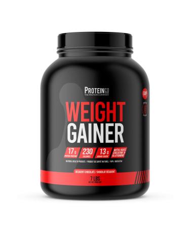 ProteinCo | Premium Weight Gainer | 17g protein | Creatine & Glutamine | 7 Lbs (Decadent Chocolate)