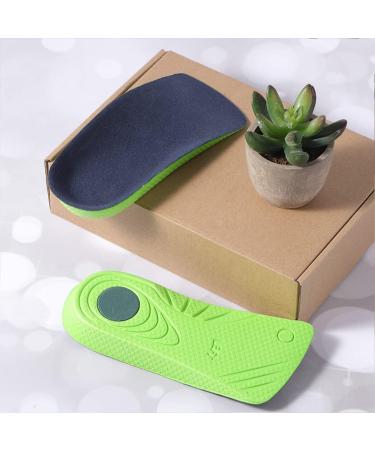 DOITOOL XO Shape Arch Support Insoles for Flat Feet - 1 Pair Green | Men Women Soft Shoe Pads for Leg Correction and Air Feet Comfort - Buy Online on GoSupps.com