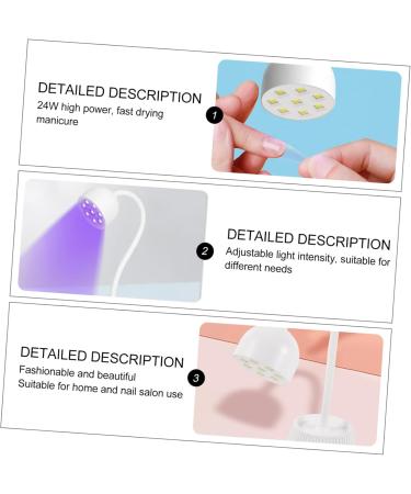 DRESSOOS Nail Uv Lamp Nail Gel Nail Lamp Light Uv Nail Lamp Uv Led Lamp for Gel Nails Uv Lamp for Nails Uv Gel Nail Lamp Gel Light for Nails Gel Lamp Gooseneck White Nail Polish Led Lights - Buy Online on GoSupps.com