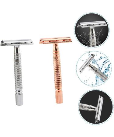Beavorty Double-Sided Razor Tools for Men - 6 Pack Aluminum Alloy Handheld Shaving Razors for Body and Hair - Buy Online on GoSupps.com
