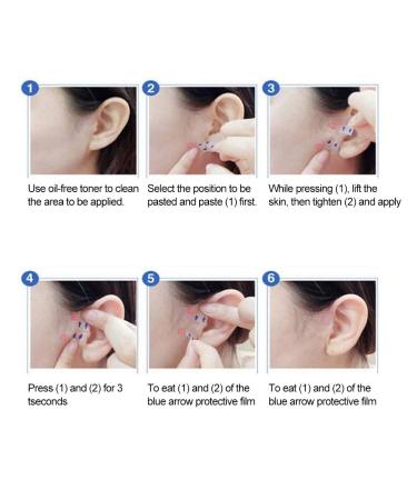 40 Thin Facial Stickers - Invisible Face Lift Glue & Makeup Tape for a Slimmer Chin & Small Face - Buy Online on GoSupps.com