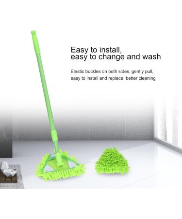 Extendable Mop 37 Inch Wall Mop with Long Handle Chenille Microfiber Cleaning Head Wall Mop 180 Degree Rotatable Triangular Cleaning Mop Home Wall Ceiling Floor Cleaning - Buy Online on GoSupps.com