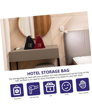 VINTORKY 4pcs Storage Bag Drawstring Hair Dryer Bag Blow Dryer Travel Bag Hair Tools Travel Bag Fabric - Buy Online on GoSupps.com