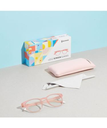 Buy BARNER Dalston Blue Light Glasses - Stylish Dusty Pink Blue Light Filter Glasses for Men & Women - Protect Your Eyes Online - Buy Online on GoSupps.com