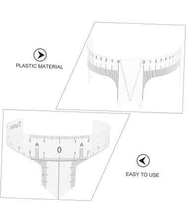 Angoily 10pcs Eyebrow Design Ruler Eyebrow Template Tools Eyebrow Shape Ruler Auxiliary Tool Measuring Ruler - Buy Online on GoSupps.com