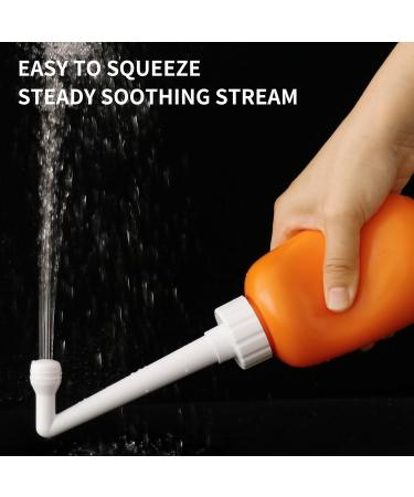 Peri Bottle for Postpartum Care | Essential Feminine Care | Orange Color - Shop Internationally - Buy Online on GoSupps.com