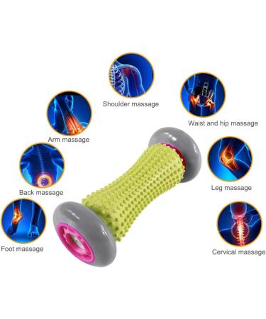 VDISRR Foot Massage Roller - Relieve Heel Spurs Plantar Fasciitis & Foot Pain | Effective Gray Foot Massager - Buy Online on GoSupps.com