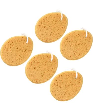 Angoily 5pcs Loofah Sponge Set - Natural Exfoliating Bath Sponges for Men | Shower & Body Care - Buy Online on GoSupps.com