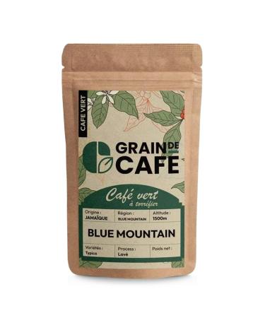 Graindecaf Caf Vert Jama que Blue Mountain 1kg | 100% Arabica Non Torr fi | Grand Cru D Exception | Notes De Noix Chocolat Et Miel | Id al Machine Caf Grain Une Fois Torr fi 1 1 kg (Lot de 1)