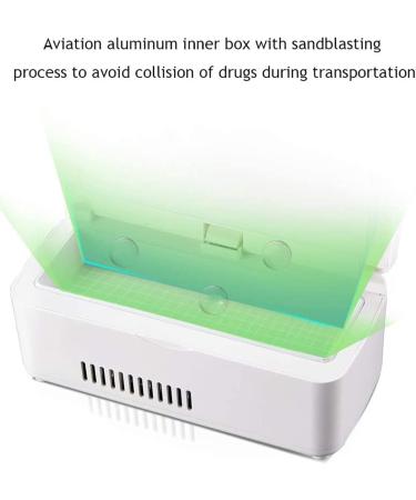 Mini Medicine Refrigerator and Insulin Cooler for Car Travel Home - Portable Car Refrigeration Case/Small Travel Box for Medication - Buy Online on GoSupps.com