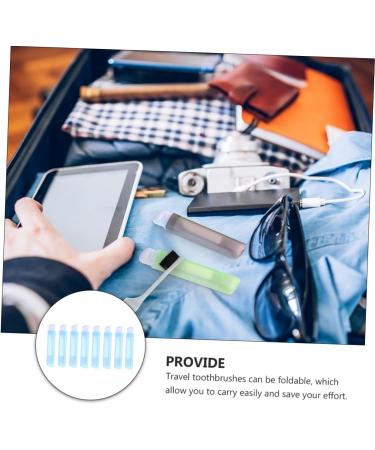 HOMSFOU 8pcs Foldable Toothbrush Set | Soft Bristles & Compact Design | Perfect Travel Gift | International Shipping Available - Buy Online on GoSupps.com