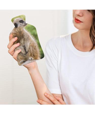 Animal Hot Water Bottle with Plush Cover - Bed Warmer for Adults & Kids | 26.5x15.3cm | Ideal for Comfort & Relief - Buy Online on GoSupps.com