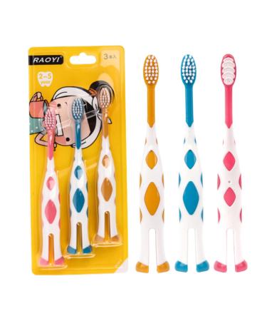 Beavorty 6st toothbrush baby manual toothbrush travel toothbrush set toothbrush mass control baby toothbrush travel toothbrush toothbrush child toothbrush for children clean oral care travel