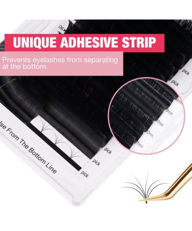 Grinlash Easy Fan Volume Lash Extensions 0.10CC 9mm - 2D-10D CC Curl Length - Buy Online on GoSupps.com