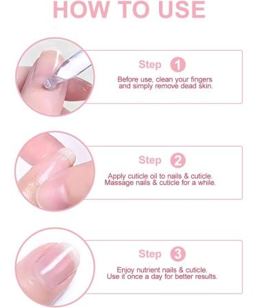 Saluaqui Nail Cuticle Care Kit Strengthens Weak Nails Trimming Tool Included Cuticle Remover Kit Safe Ingredients Easy to Use for Nourishing and Hydrating for DIY Nail LS152-3 - Buy Online on GoSupps.com