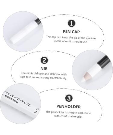 Didiseaon 12pcs Eyeliner Pencil Makeup Highlighter Makeup Pen Lying Silkworm Pen Makeup Eyeliner Applicator Eyeshadow Pencil Eyeliner Brush - Buy Online on GoSupps.com