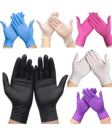 Dishwashing Gloves Gloves Powder Free Latex Kitchen Household Cleaning Gardening Washing Bowls Gloves Tools (Color : 4 Size : L) Large 4 - Buy Online on GoSupps.com
