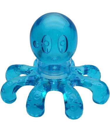 Octopus Scalp Massager - Handheld Head Massage Tool for Hair Growth & Stress Relief - Portable Hair Care in Blue - Buy Online on GoSupps.com