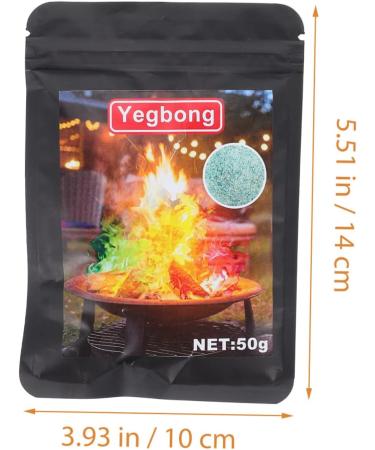 ADOCARN Outdoor Fireplace 3 Packs Campfire Powder Fire Bowl Outdoor Colorful Bonfire Color Fire Packets Party Supplies Beach - Buy Online on GoSupps.com
