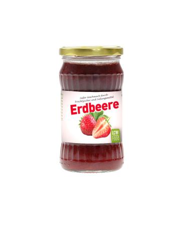 LCW Strawberry Fruit Spread 340g - Low Sugar Fructose & Sweeteners - Delicious International Shipping - Buy Online on GoSupps.com
