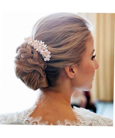 FRCOLOR 1pc Crystal Hair Comb Wedding Combs Hair Combs Hair Barrettes for Women Rhinestone Hair Clip Bridal Side Combs Womens Hair Clips Rhinestone Haircombs Simple Bride Accessories - Buy Online on GoSupps.com