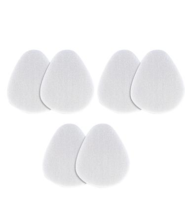 Front Pad Thickened Half Yard Pad High Heels Pad Female Summer Front Foot Pad Half Pad 3 Pairs Callous Remover for Feet (White One Size) One Size White