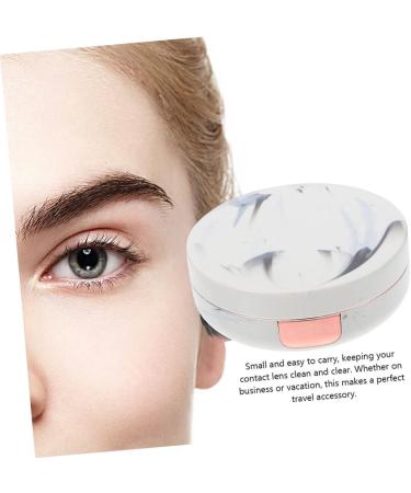 Homsfou Travel Contact Lens Container & Glasses Case - Durable Double Storage Box for Easy Carrying | Perfect for International Shipping - Buy Online on GoSupps.com