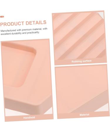 FOMIYES Plastic Washboard for Hand Washing Clothes - Durable 45.5x18cm Scrubbing Board in Pink - Ideal Household Wash Board for Efficient Laundry - Buy Online on GoSupps.com