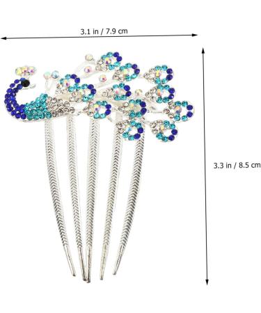 Ipetboom Diamond Phoenix Hair Comb Christmas Hair Comb Flower Hair Pins Flower Hair Comb Rhinestone Barrettes Rhinestone Hair Comb Hair Side Comb Rhinestones Bride Flower Girl Wedding Clip - Buy Online on GoSupps.com